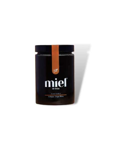 Miel de castaño Bio 800g Miel de Leon
