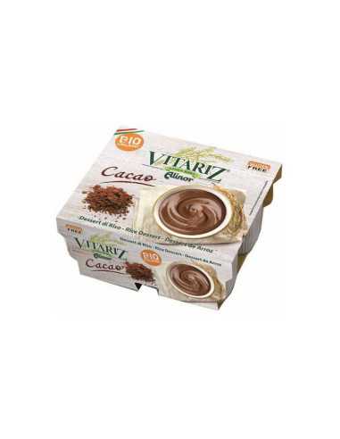 Postre de arroz chocolate Bio 4x100g Vitariz