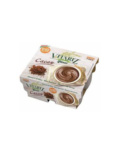 Postre de arroz chocolate Bio 4x100g Vitariz