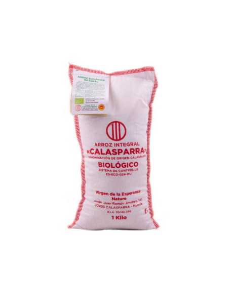 Arroz de calasparra integral saco tela Bio 1kg Calasparra