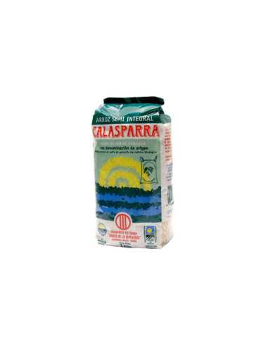 Arroz semi integral envase de plastico 1kg Calasparra