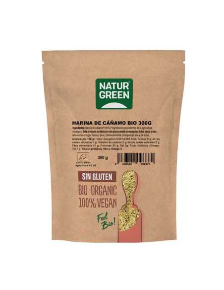 Harina de cañamo Bio 300g NaturGreen