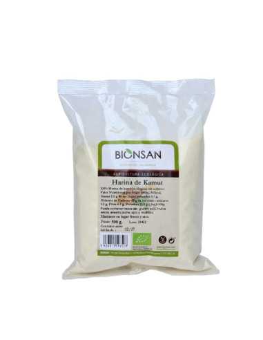 Harina de Kamut integra (Trigo khorasan) Bio 500g Bionsan