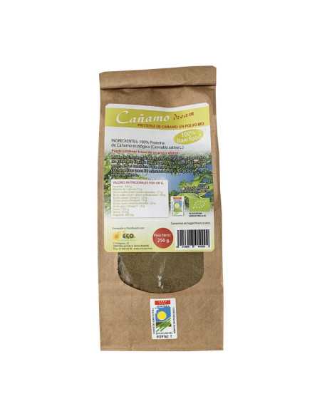 Proteína de cáñamo en polvo bio 250 g Dream Foods