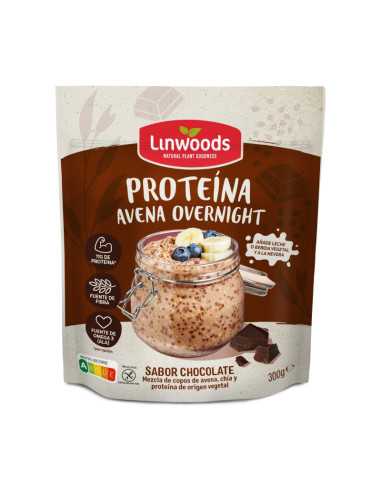 Avena Overnight Proteina Chocolate Sin gluten 300g Linwoods