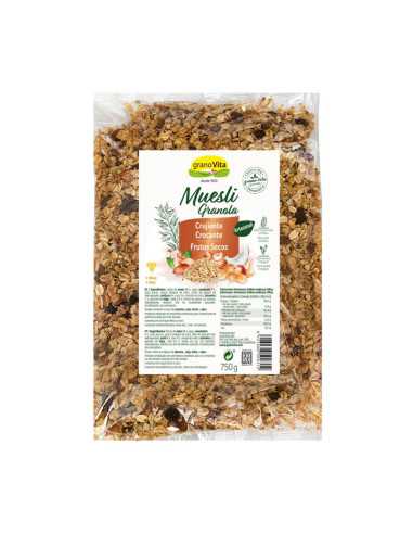 Muesli crujiente con Frutos Secos 750g Granovita