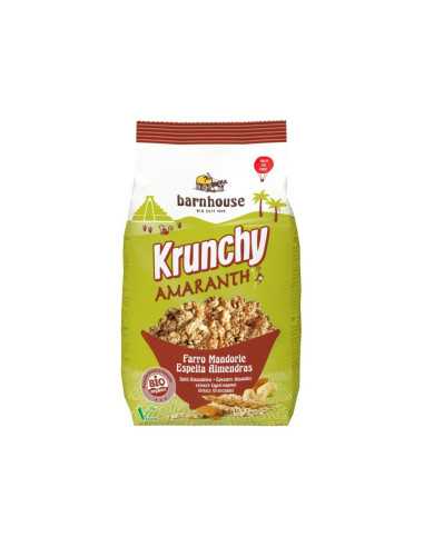Muesli Krunchy amaranto espelta-almendras 375g Barnhouse