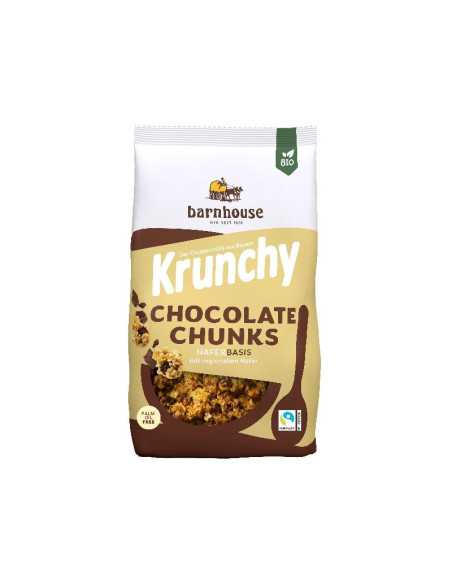 Muesli Krunchy chocolate chunks bio 500g Barnhouse