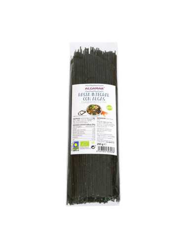 Espaguetti integral con algas tierra y mar bio 250g Algamar