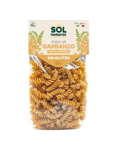 Fusilli de garbanzo bio sin gluten 250g Sol Natural