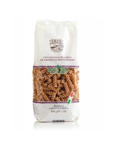 Fusilli de trigo integral BIO 500 g IRIS