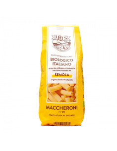 Macarrones grandes de trigo BIO 500 g IRIS