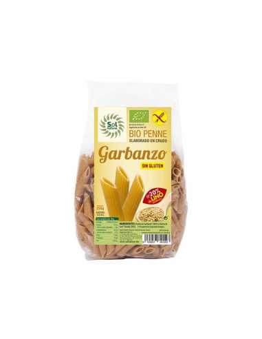 Penne de garbanzo y lino sin gluten bio 250g Sol Natural