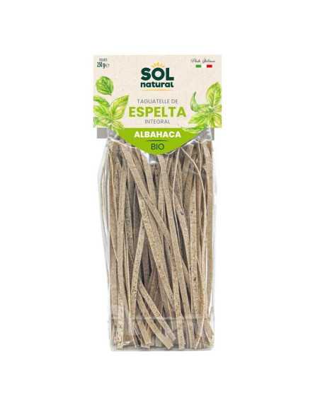 Tagliatelle de espelta con albahaca 250 g Sol Natural