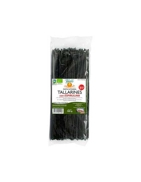 Tallarines con espirulina bio 500 g Vegetalia