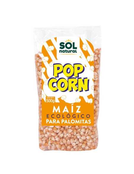 Maiz para palomitas bio 500g Sol Natural Maiz para palomitas bio 500g Sol Natural