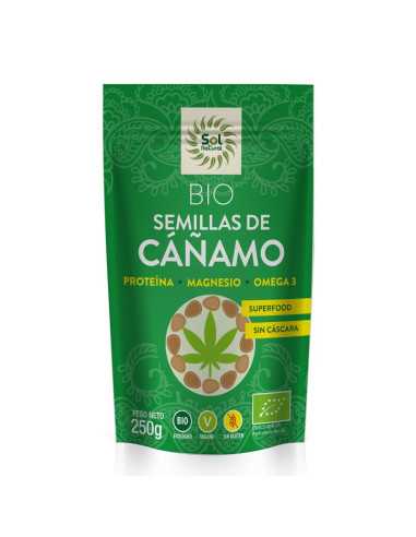 Semillas de cañamo Bio 250g Sol Natural