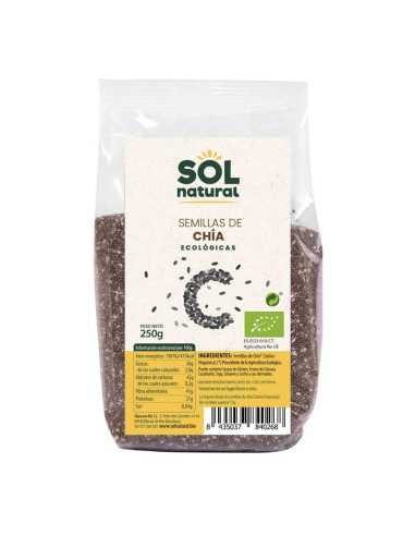Semillas de chia bio 250g Sol Natural