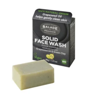 Limpiador facial sólido para hombre-40 gr | Limpiador facial bio