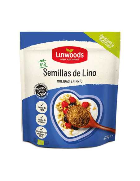 Semillas de Lino Molido Bio 425g Linwoods
