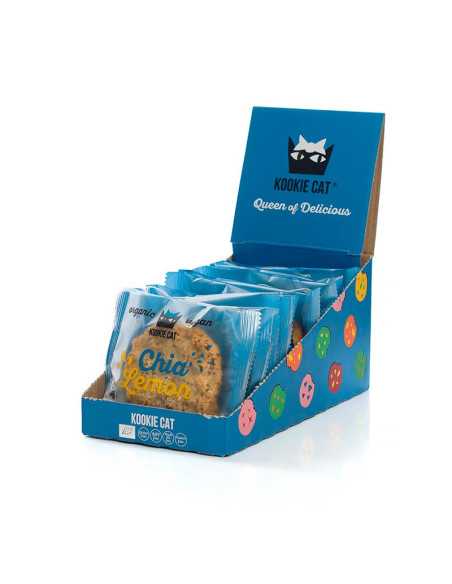 Galleta con chia & limon Bio 12x50g Kookie Cat
