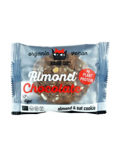 Galleta Proteica con almendra y chocolate Bio 12x50g Kookie Cat