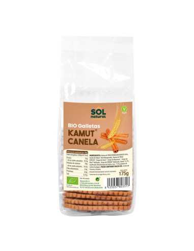 Galletas de kamut y canela bio 175g Sol Natural