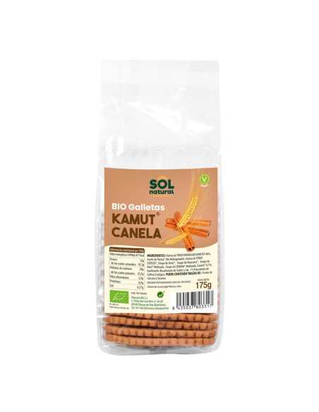Galletas de kamut y canela bio 175g Sol Natural
