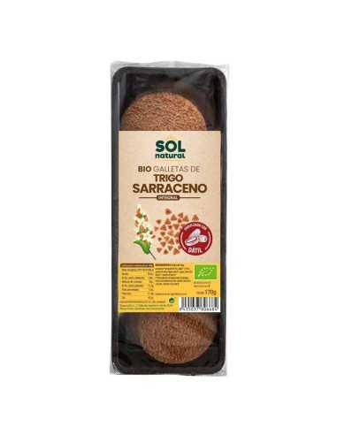Galletas de Trigo Sarraceno endulzada con Datil Bio 170g Sol