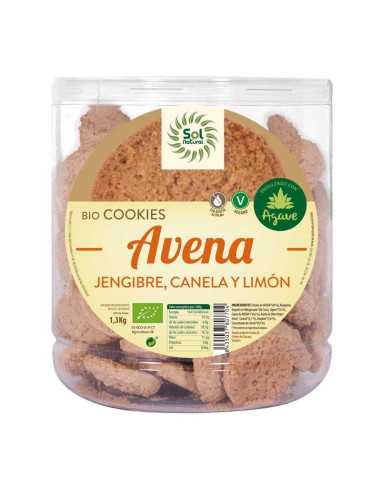 Galletas Granel Avena Jengibre Limon Bio 1.3Kg Sol Natural