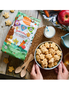 Galletas Manzana y Zanahoria Stella&Stello Bio 300g Sottolestelle