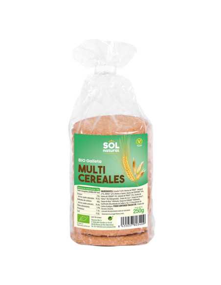 Galletas multicereales bio 250g Sol Natural Galletas multicereales bio 250g Sol Natural