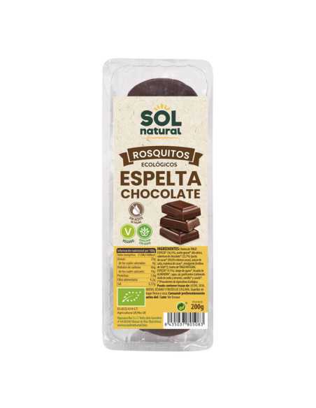 Rosquitos de espelta con chocolate Bio 200g Sol Natural