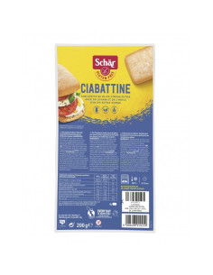 Ciabattine pan chapata 4x50g Schar