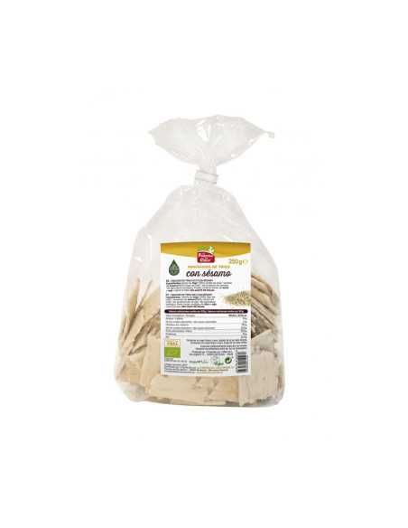 Mini crackers de trigo con sesamo bio 250 g La Finestra
