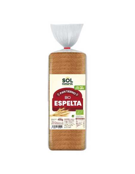 Pan de molde tierno de espelta bio 400g Sol Natural
