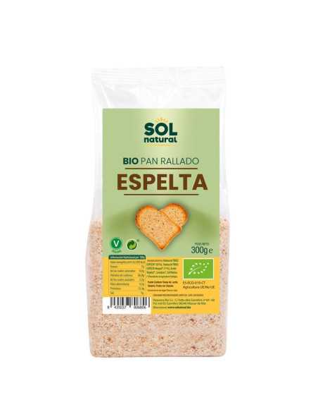 Pan rallado de espelta bio 300g Sol Natural