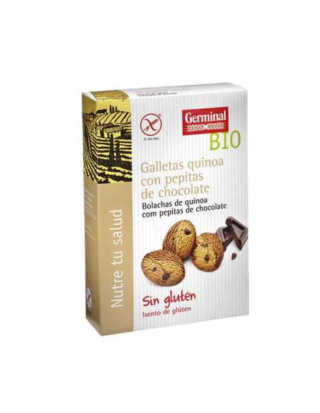 Galletas quinoa con pepitas de chocolate bio sin gluten 250 g Germinal