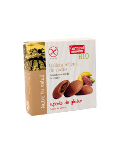 Galletas rellenas de crema de cacao bio sin gluten 200 g Germinal