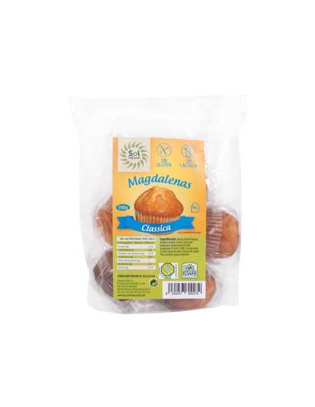 Magdalenas clasicas sin gluten S/L 5u Sol Natural Magdalenas clasicas sin gluten S/L 5u Sol Natural