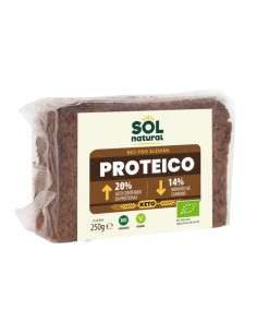 Pan Aleman Proteico Keto Bio 250g Sol Natural