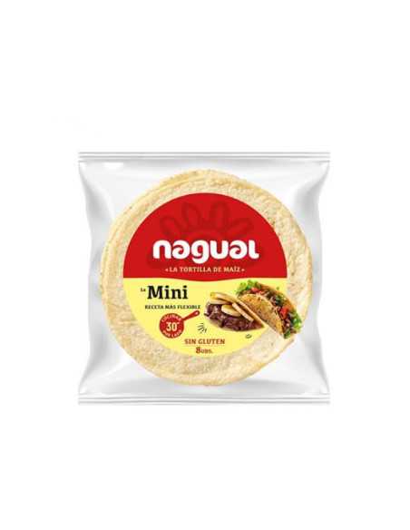 Tortilla de maiz especial Mini Tacos sin gluten 110g Nagual