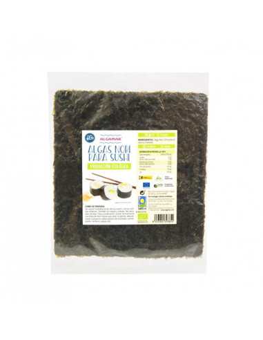 Alga nori para sushi Bio 10x25g Algamar