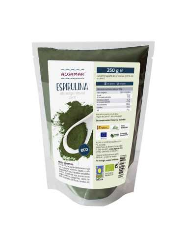 Espirulina Polvo bio 250g Algamar