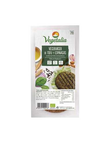copy of Vegeburguer de tofu y espinacas bio 160g Vegetalia