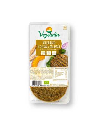 Vegeburguer de seitan y calabaza bio 160g Vegetalia