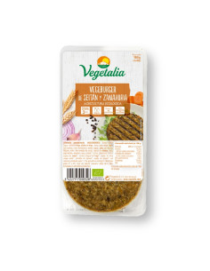 Vegeburguer de seitan y zanahoria bio 160g Vegetalia
