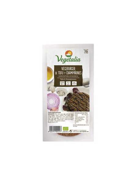 Vegeburguer de tofu y champiñones bio 160g Vegetalia