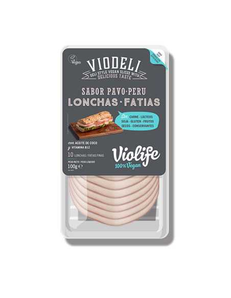 Lonchas vegetales sabor pavo 100gr Violife Lonchas vegetales sabor pavo 100gr Violife