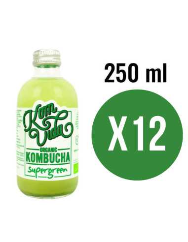 Kombucha Supergreen Bio 12x250ml Komvida